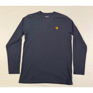 Mountain Hardwear Mens Navy Blue Long Sleeve Dome Graphic Tee Shirt XL OM7772